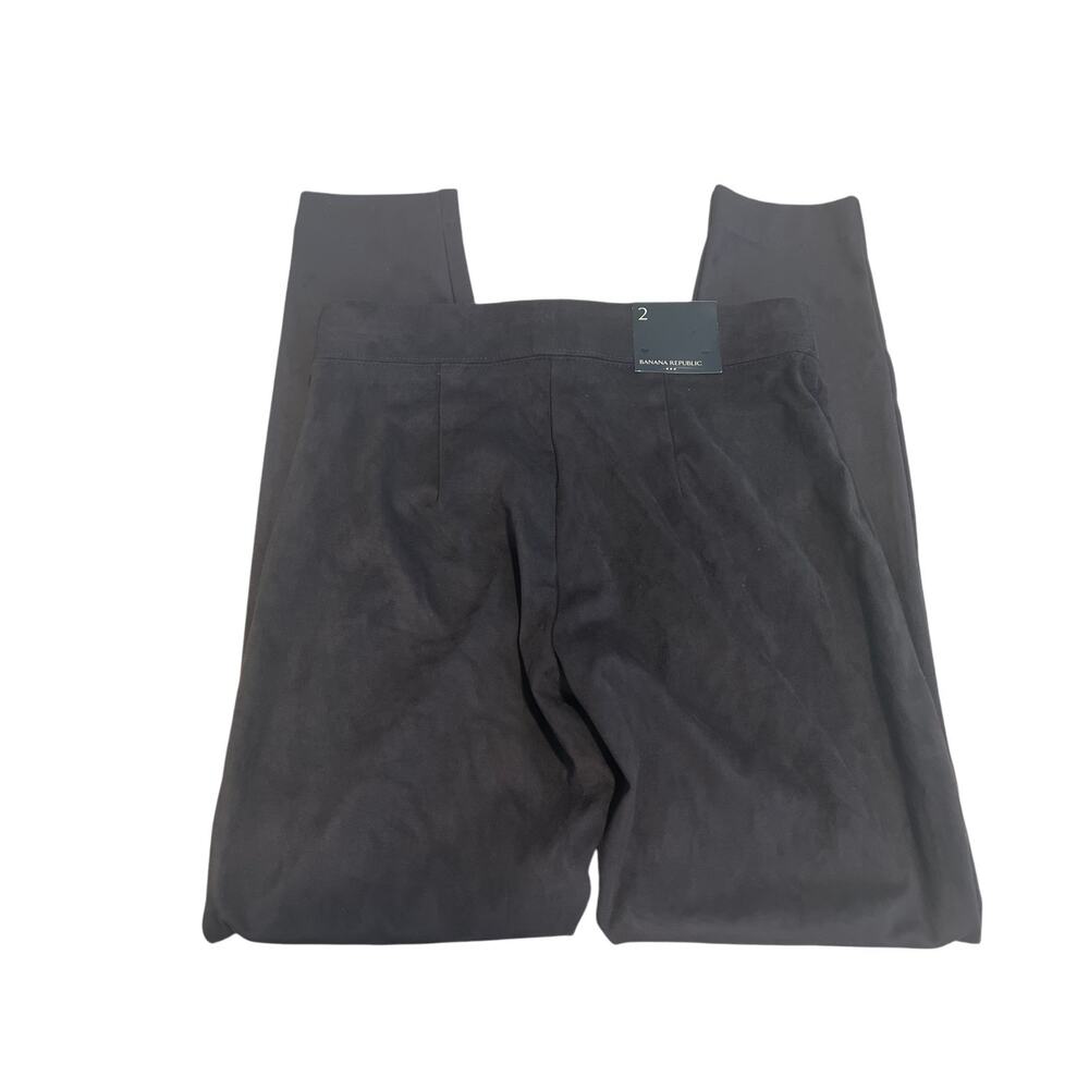 Banana Republic NWT Dark Brown Velvet Leggings Pants Size 2 Stretch
